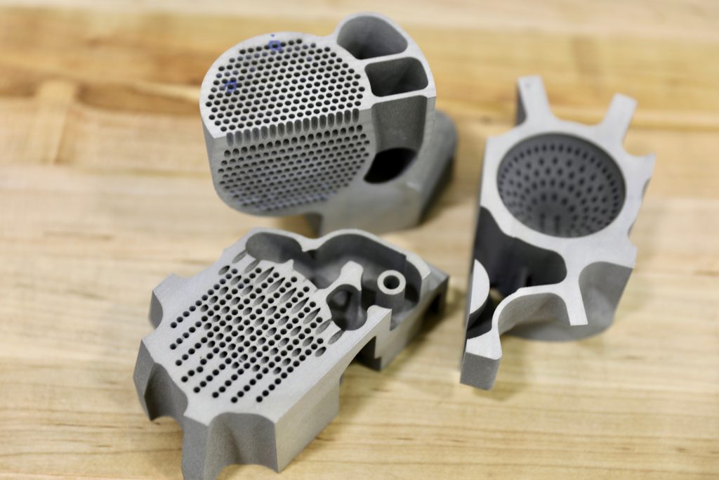 3D printed heat exchanger example