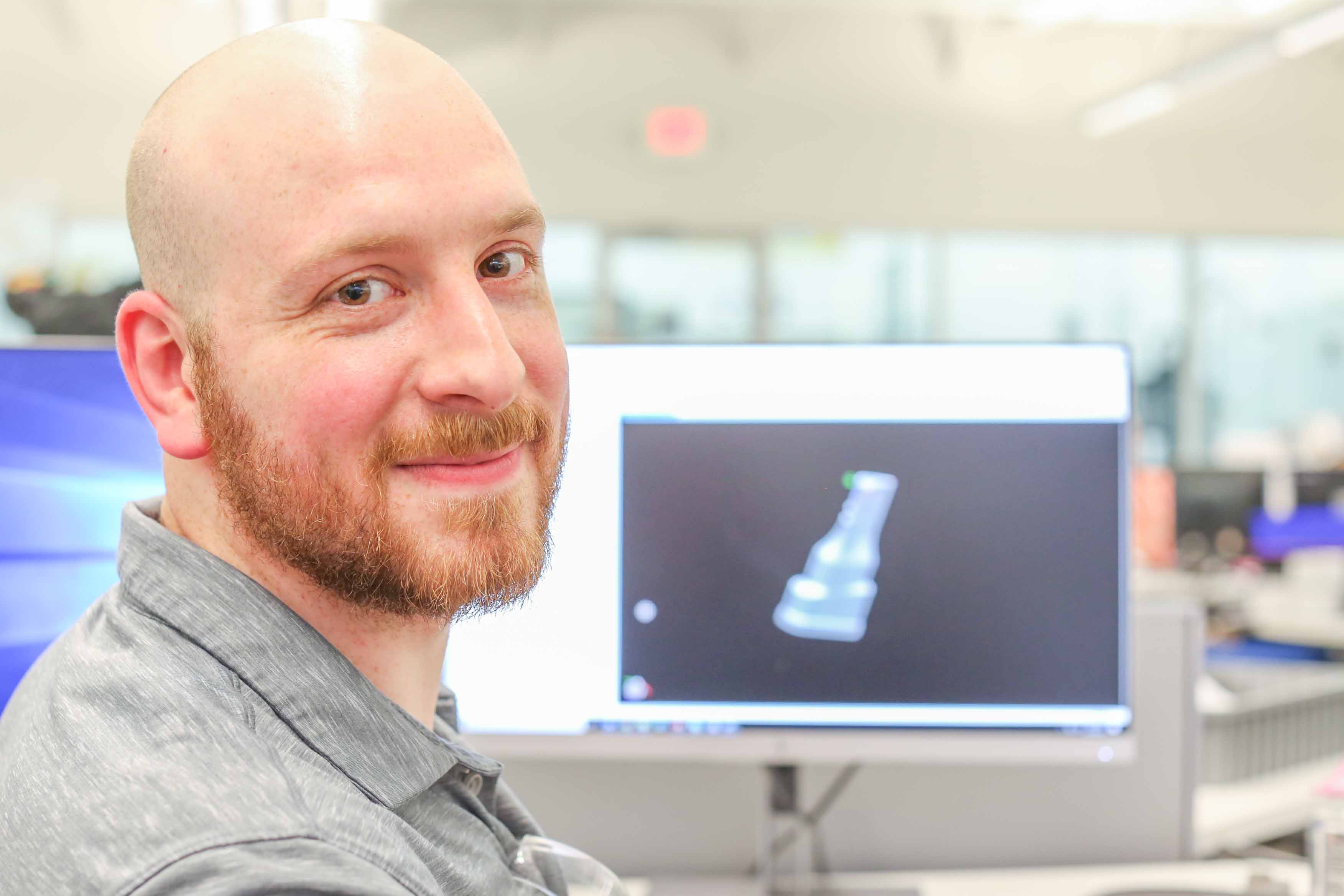 Zach Studt: Additive manufacturing engineer for the GE9X engine