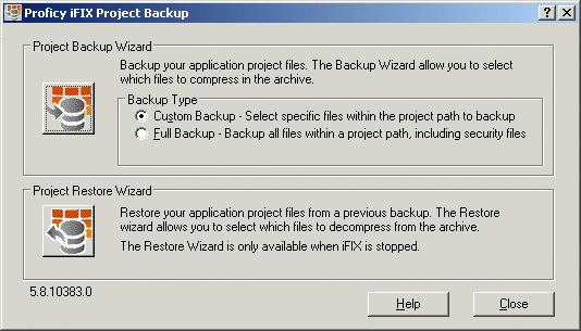 Backup e restore