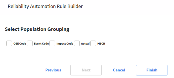 Select Population Grouping