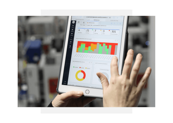 GE Digital's Predix asset performance management software screenshot on mobile deviceGE Digital's Predix asset performance management software screenshot on mobile device