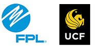 Florida Power &amp; Light and University of Central Florida logos