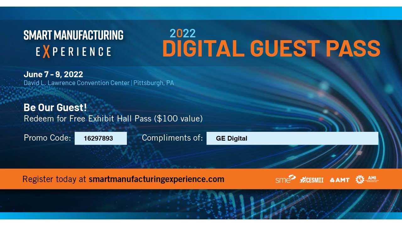 smart Manufacturing Experience Guest pass