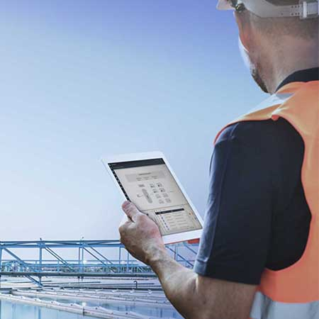 GE Digital's HMI/SCADA software for water and wastewater utility mobile workers