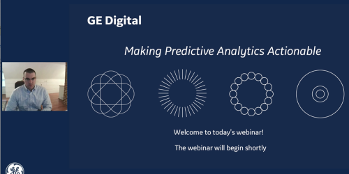 Making Predictive Analytics Actionable | GE Digital webinar