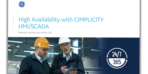 High availability with CIMPLICITY HMI/SCADA software from GE Digital