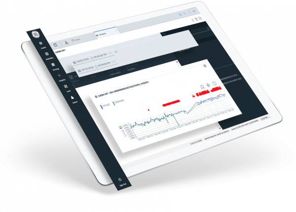 GE Digital's APM Reliability software for predictive analytics, screenshot