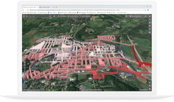geospatial analysis screenshot  | GE Digital