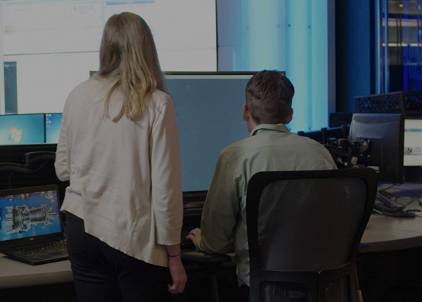 GE's Atlanta Control Center for remote monitoring using SmartSignal and APM Software
