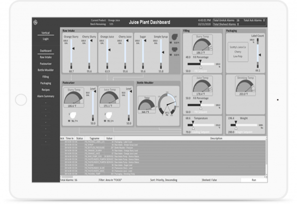 iFIX HMI SCADA software by GE Digital | Highly extensible architecture | mobile worker screenshot