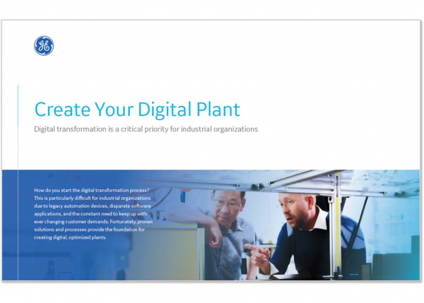 Create your digital plant | MES Webinar | GE Digital