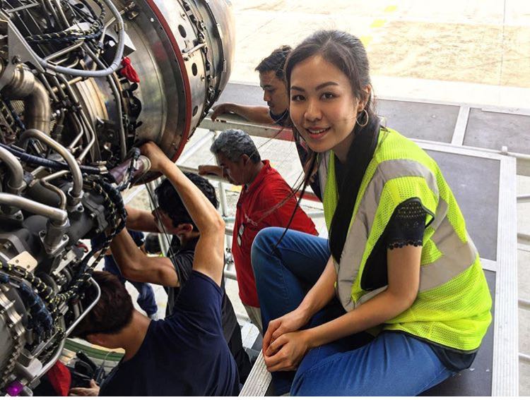 Tiffany Halim Antara Cita Cita Cinta Dan Dedikasi Bekerja Di Bidang Aviasi Ge News