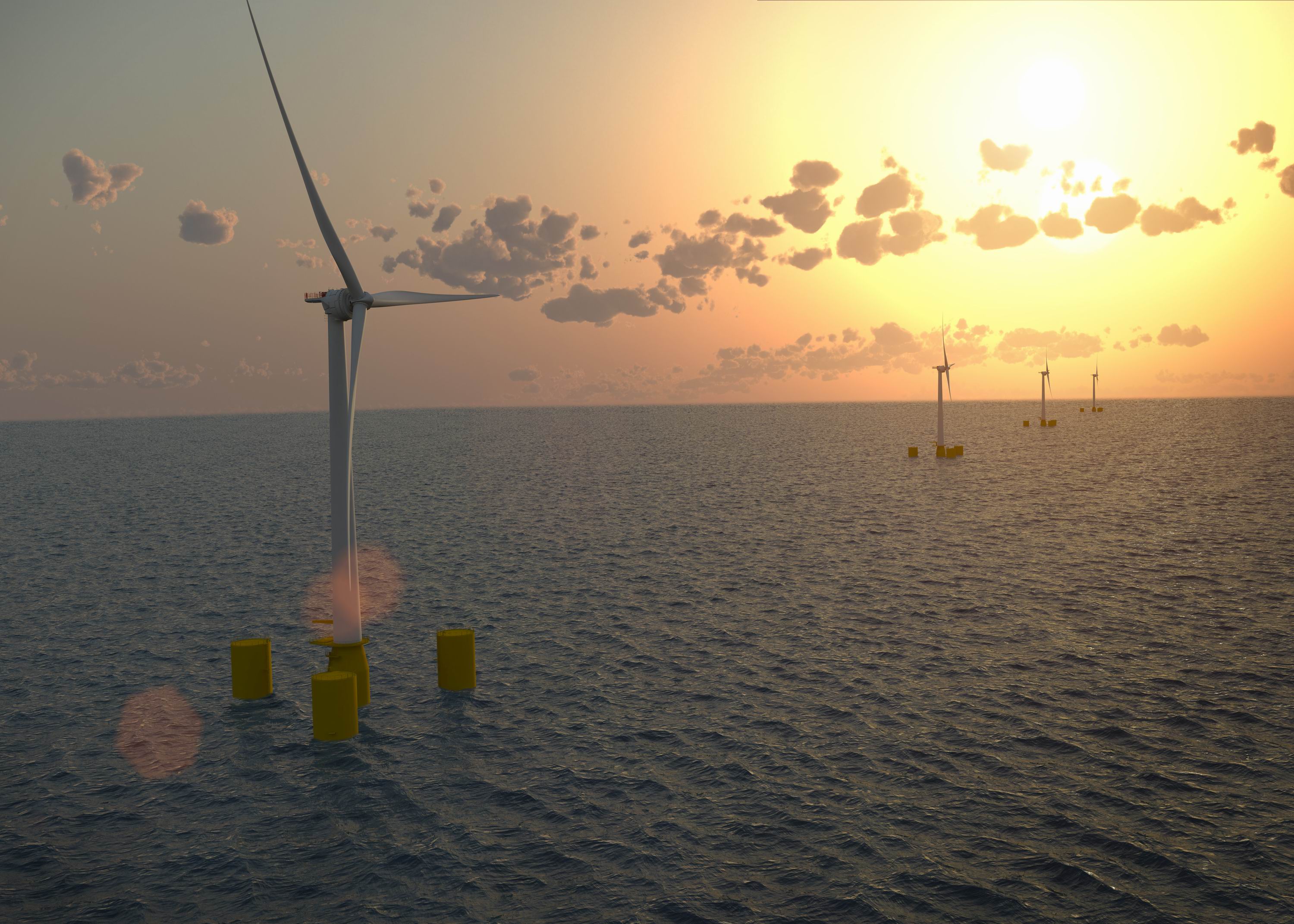 Ship Shape: This Floating Offshore Wind Farm Could Be The Future Of