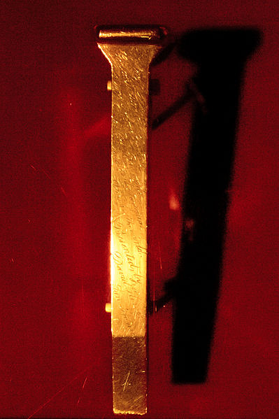 File:The-Golden-Spike-7Oct2012.jpg