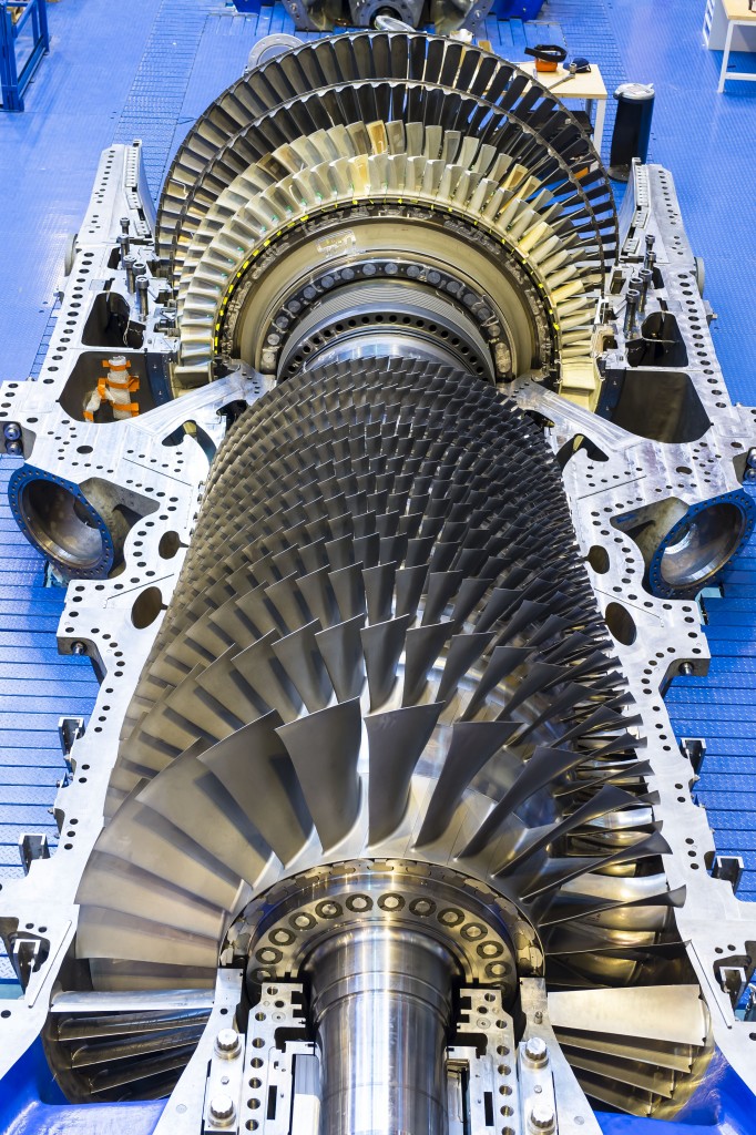 PSP31369-149, 9HA.01 Gas Turbine, Rotor on Half Shell, Case, People, Belfort, France, Europe, DI-3200x4900