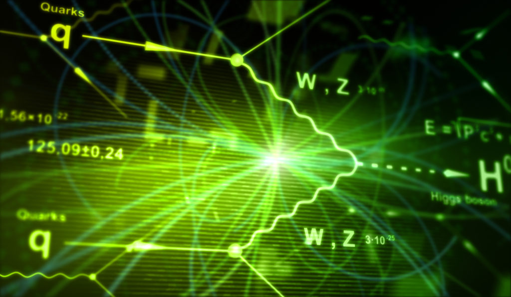 Higgs Boson and collision of particles
