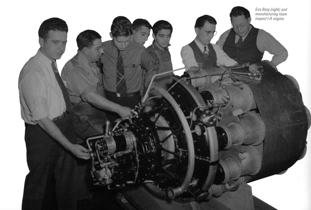 I-A jet engine team