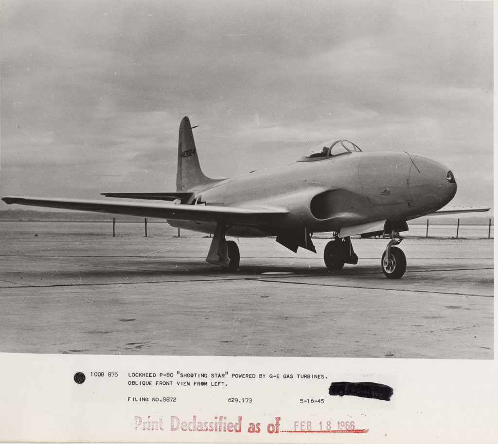 1008875, Lockheed P-80, 1945 used j-33 engine