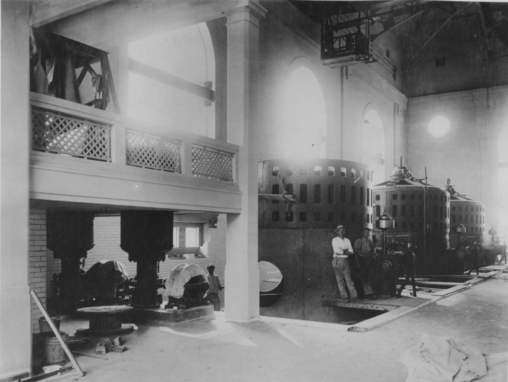 Panama Canal, Gatun Spillway, 6000kW hydroelectric station, 1914