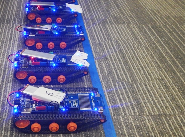  /><br />
<br />
<em>On your marks! These ‘talking’ tanks were designed and built by graduate engineers as part of a recruitment challenge at Boeing Defence Australia. Eight graduates out of a shortlist of 25 were hired for the LANDTEM 2072 Phase 2B project to develop a battlespace communications network for the Australian Defence Force. Image courtesy Boeing Defence Australia.</em><br />
<br />
The solution for LAND 2072, says Davis, “needs to be highly mobile and adaptable, and moving our workspaces every two weeks, forces us to think about those adaptability and mobile modular concepts—to really put our minds into how users will apply our system. The project team will also have many challenges to overcome. Keeping that element of fun as part of the culture is essential to achieve those things and come out the other side better for it.”<br />
<h4><strong>The next big engineering thing:&nbsp;engineering the city nerve centre</strong></h4><br />
Stephen Durkin, Engineers Australia CEO, tips “smart technologies” as “an emerging area that will really change the way we look at infrastructure delivery,” and as an exciting area for engineers of the near future.<br />
<br />
“The essence of smart infrastructure systems is a feedback loop which continually collects information—and lots of it—about a system’s health and operation in order to improve the services the system provides to consumers and businesses,” says Durkin.<br />
<br />
He cites Sydney Metro Northwest as implementing smart technology in its signalling and train-control system, environmental control system and a communications system, to provide an efficient transport network responsive to customer needs.<br />
<blockquote>Engineers need to think outside the box … to innovate.</blockquote><br />
GE is developing similar capabilities for&nbsp;<a href=