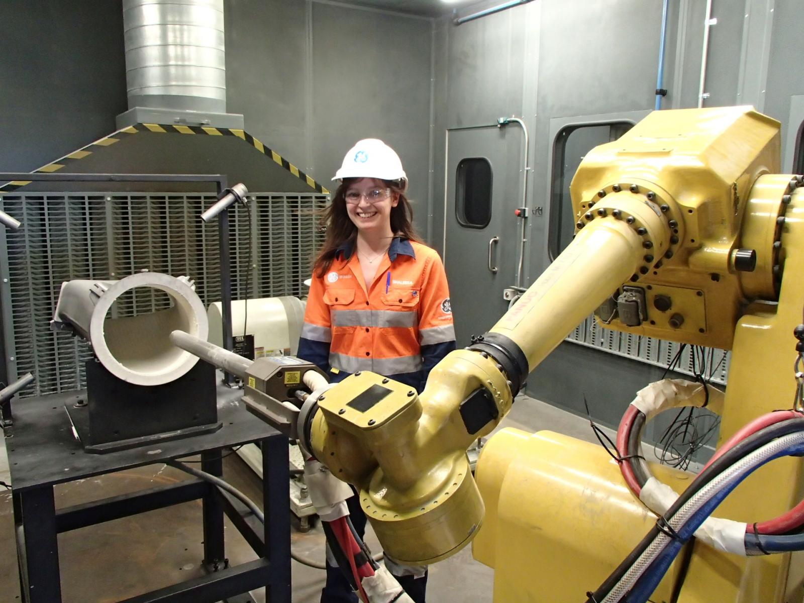 ><br />
<br />
<strong>Shaleesa Keye, repair engineer, GE Oil & Gas, Turbomachinery</strong><br />
<br />
“I’m a mechanical engineer with a major in materials engineering, and I recently came off a two-year grad program with GE,” says Shaleesa Keye. “I now work for repair engineering; I report to GE in Florence, but I sit in the Global Services Workshop in Jandakot. I’m part of the Offline Programming Team, formed in 2015, and we’ve been doing new projects in robot programming. Using&nbsp;<u><a href=