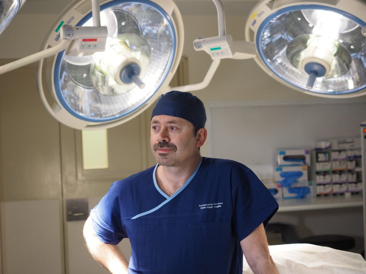 'Sav', as Royal Hobart Hospital's staff specialist anaesthetist is known, says, "We’re always going to have to provide the services at the level that all the other capital cities provide, but we’re always going to be geographically isolated, so it’s always going to be harder to get training support to come down." VOT helps to deliver training whenever the hospital needs it.