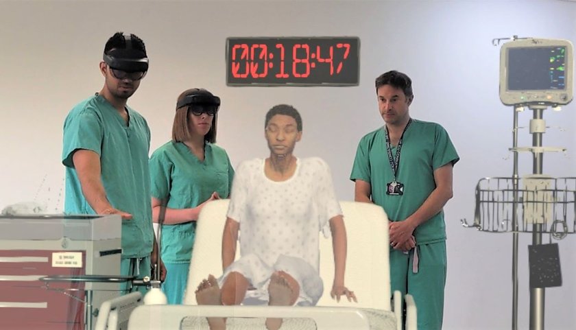 hologram patient