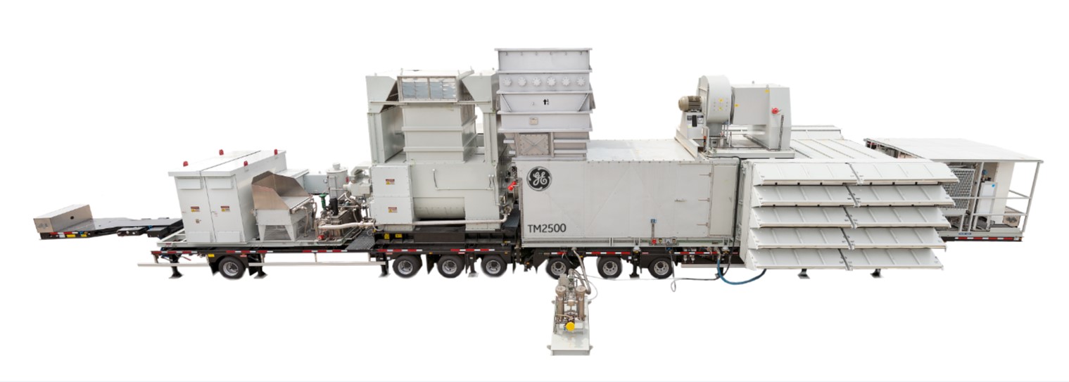3.	Photo of GE’s TM2500 mobile aeroderivative gas turbine used by Territory Generation