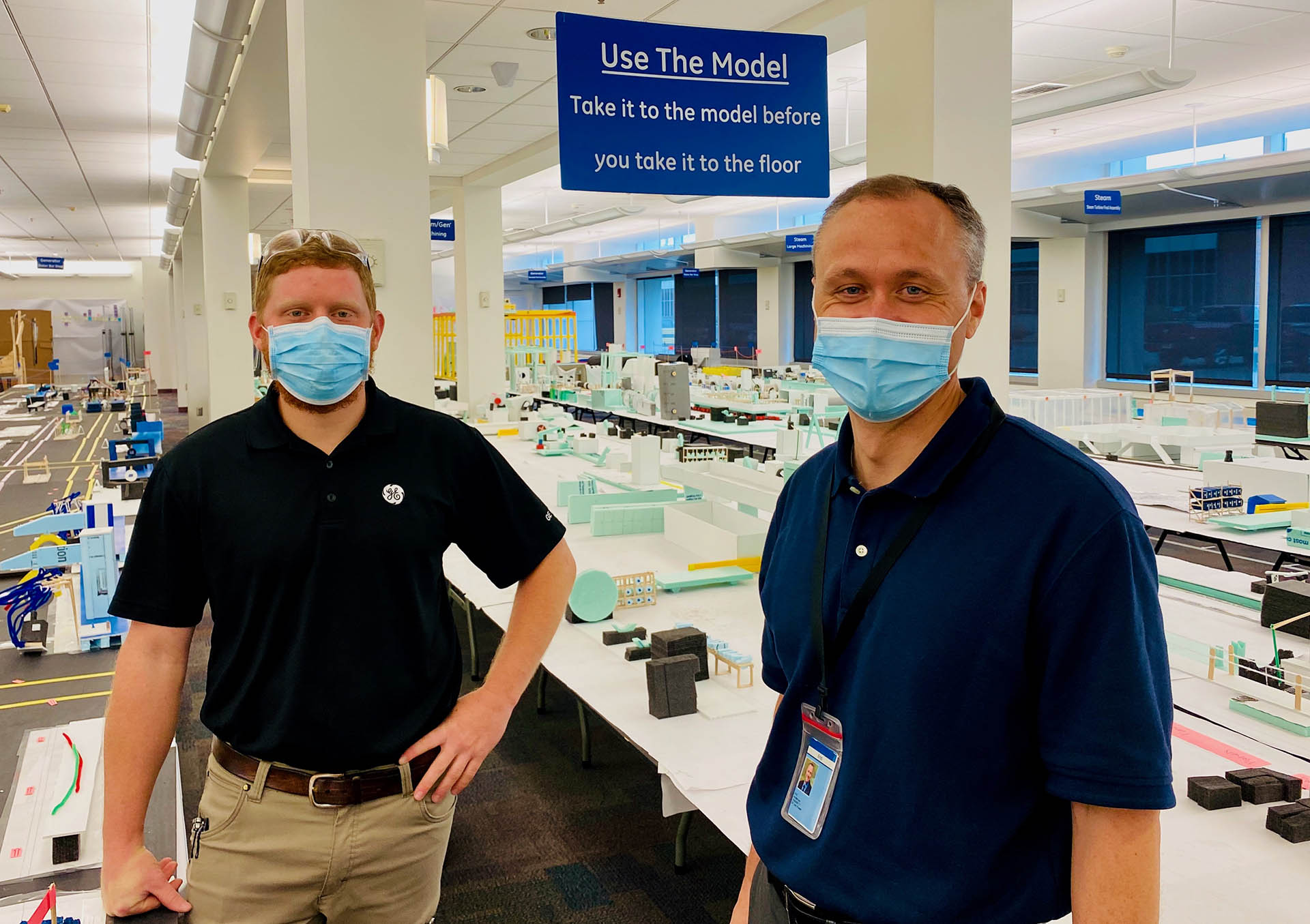 Tucker Armstrong and Eric Anderson GE Gas Power Schenectady lean management