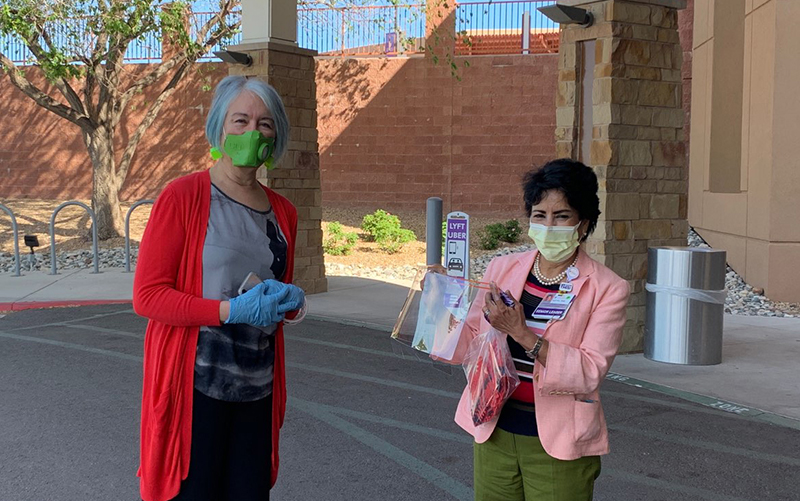 Delivery of masks
