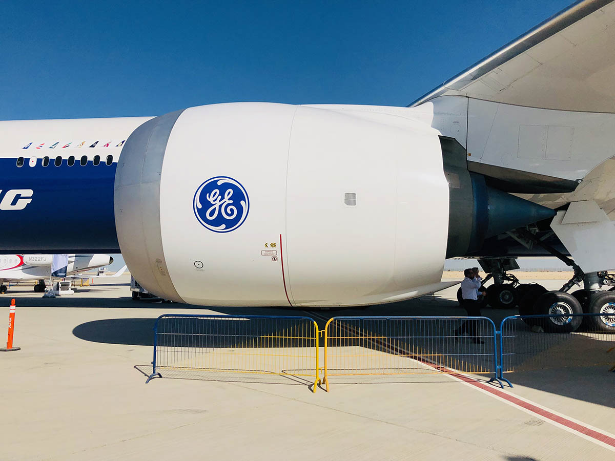 GE Aviation Boeing GE9X 777X Dubai Airshow