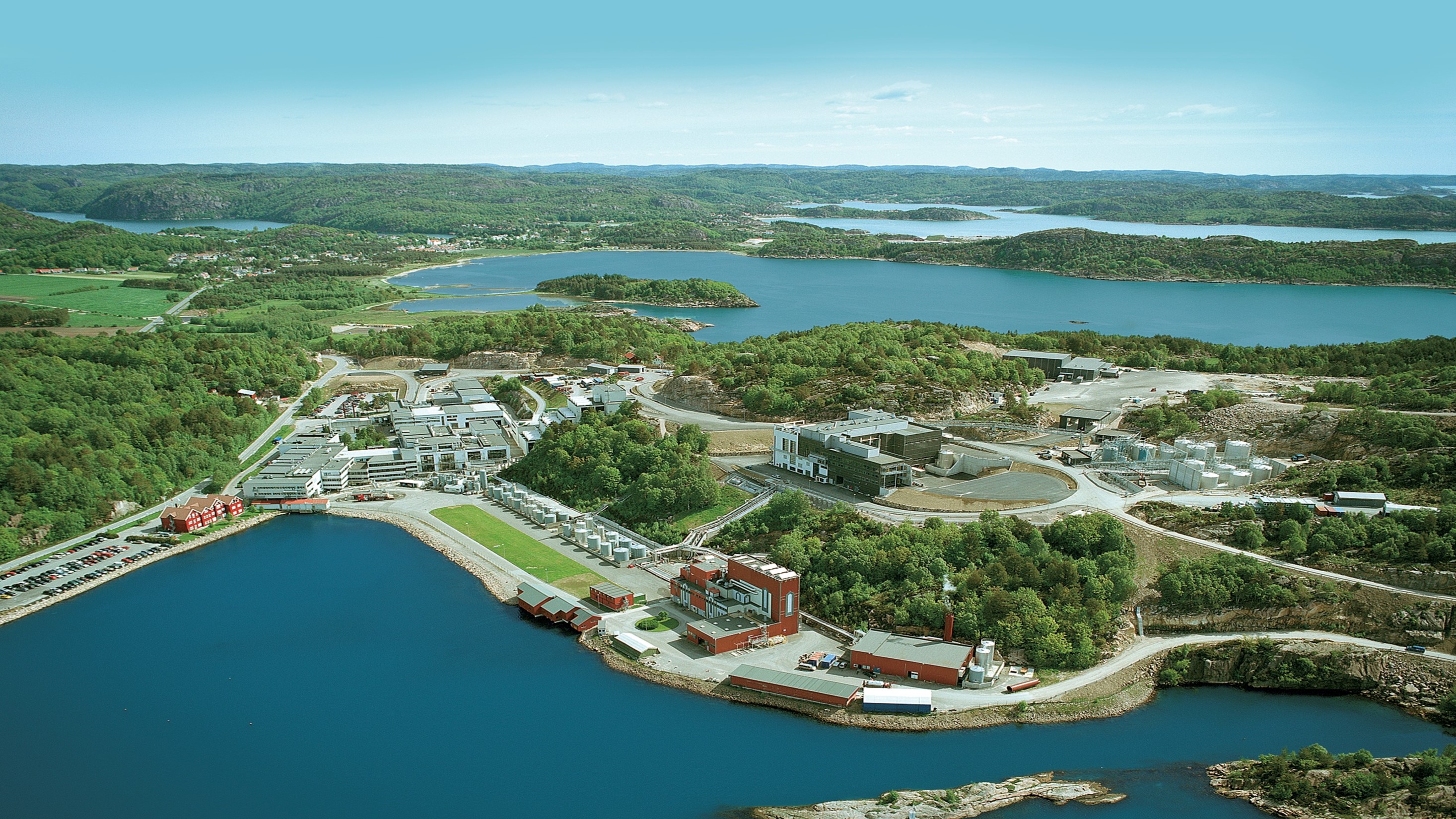GE Healthcare plant in Lindesnes, Norway, the worldâs largest manufacturing site for primary production of API for x-ray and MRI diagnostics imaging agents