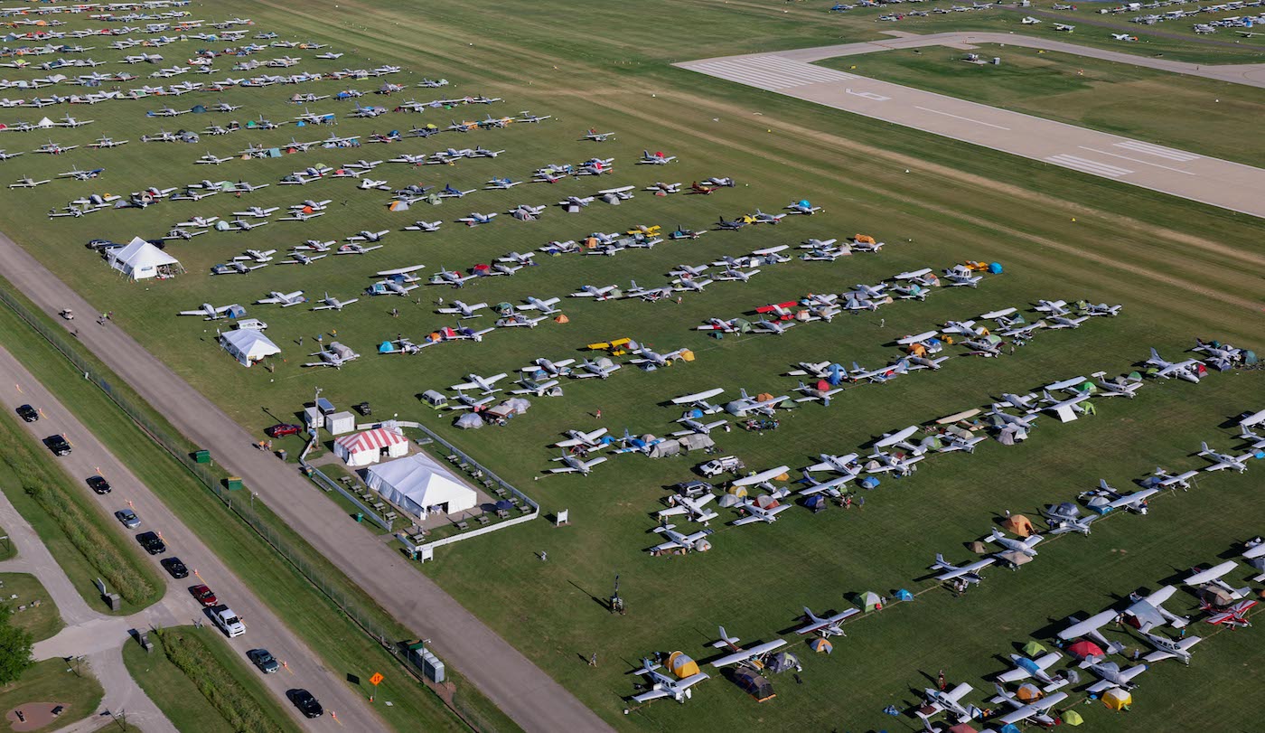Oshkosh aerial view