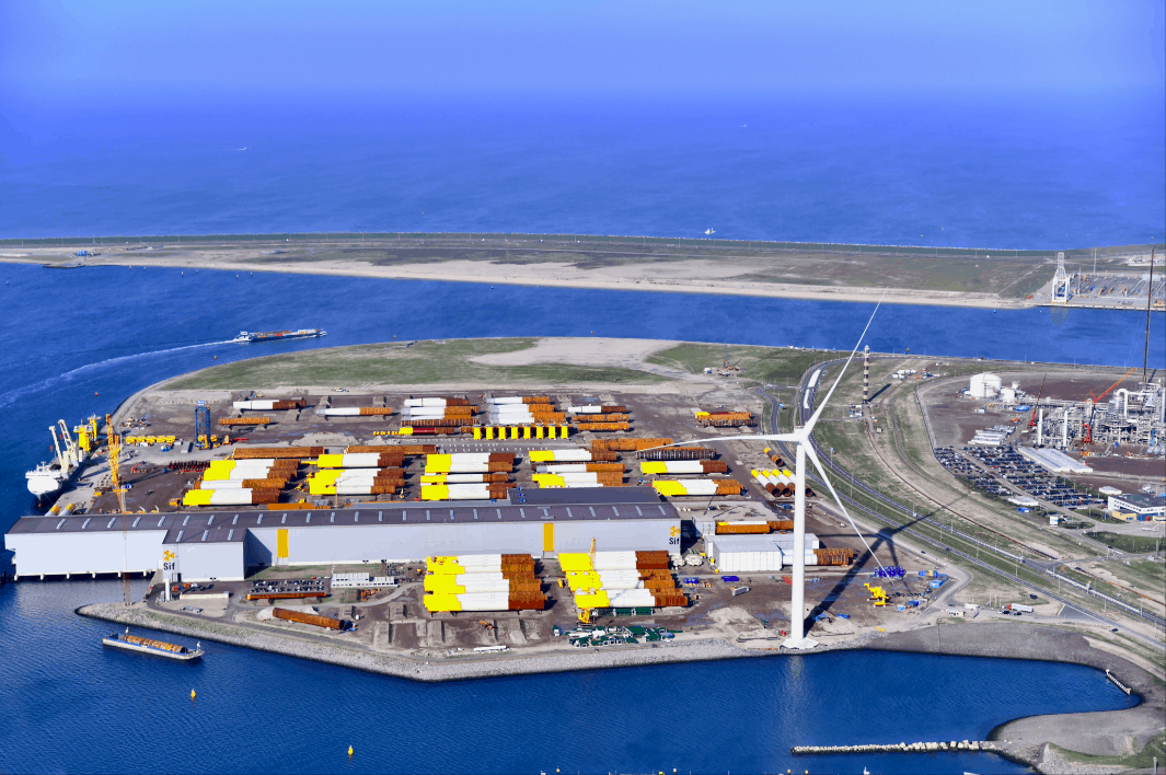 Há» thá»ng quáº¡t giÃ³ Haliade-X sáº£n xuáº¥t Äiá»n táº¡i Rotterdam nÄm 2019. Nguá»n: GE Renewable Energy.