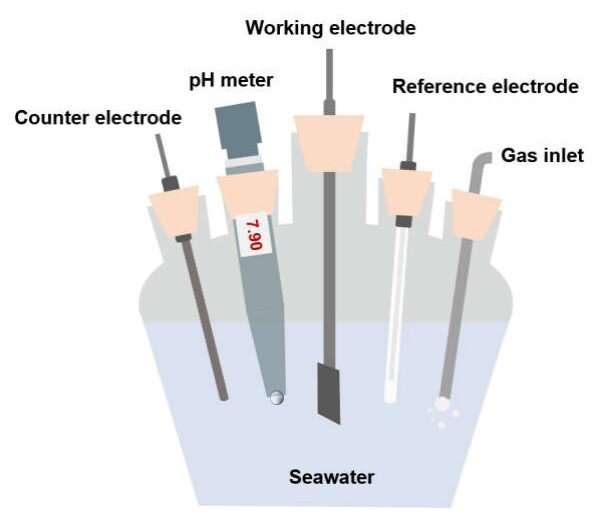Seawater electrolosis
