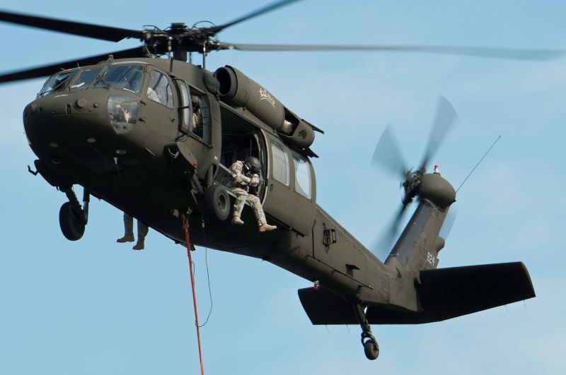 Sikorsky UH-60 Black Hawk with the T700 engine