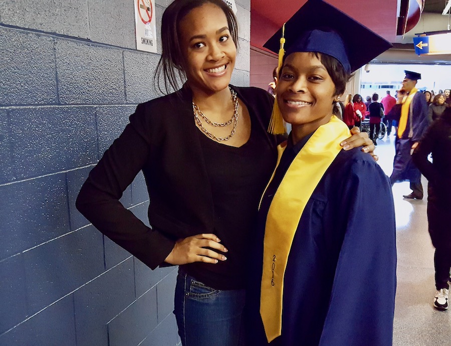 Brianna Washington and her sister Ashley