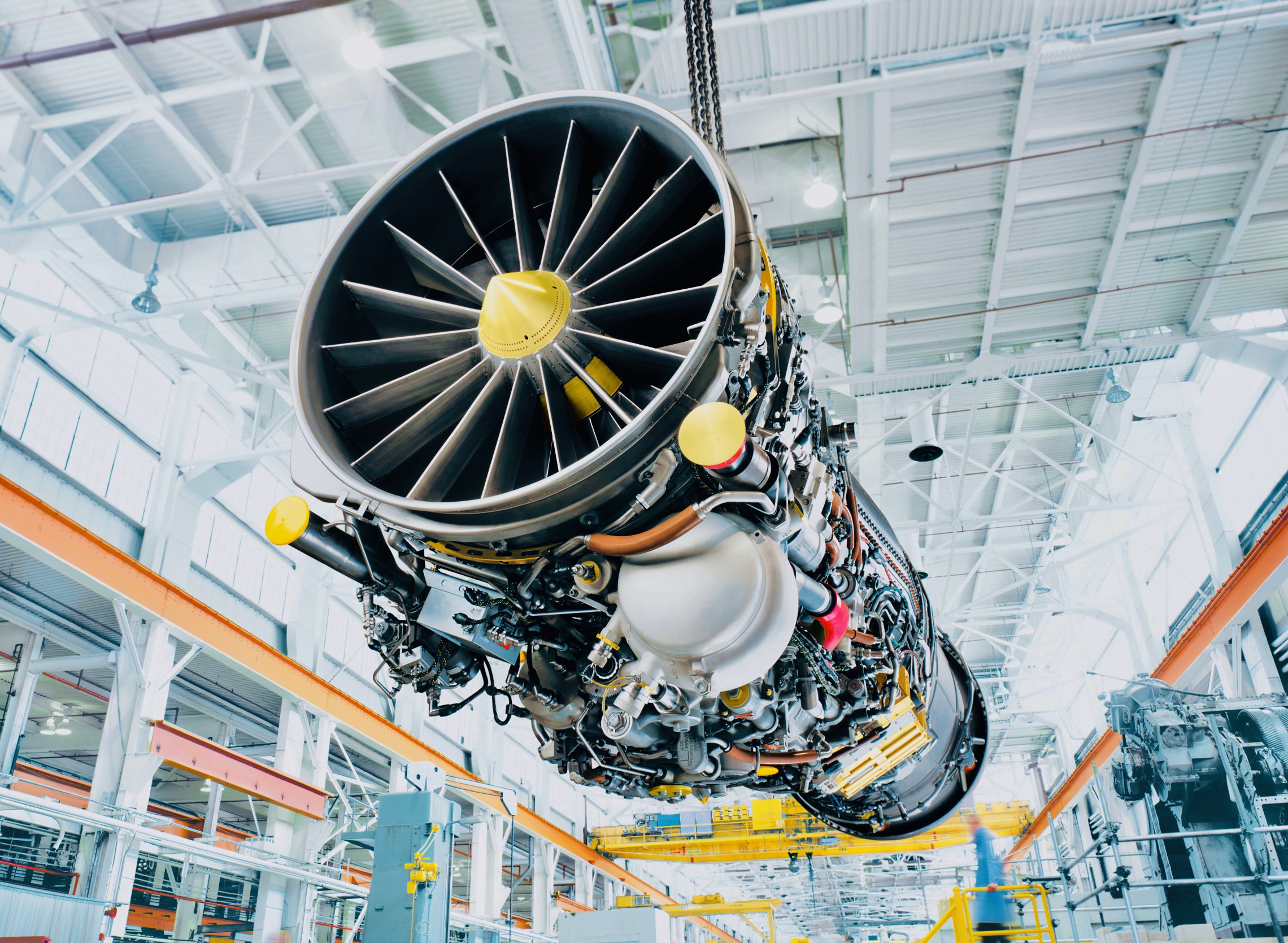 Top image: Blue Angels Legacy Hornets with F404 engines. Image credit: Tom Lodge. Above: The F414-GE-400 engine will power the Blue Angelsâ Super Hornet aircraft next spring. Image credit: GE Aviation.