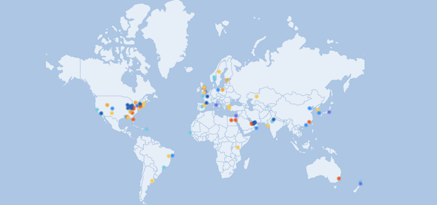 Earth Day map