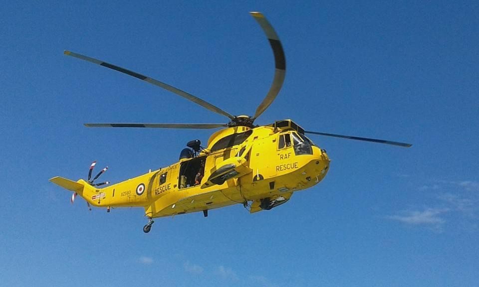 The Sea King search-and-rescue helicopter