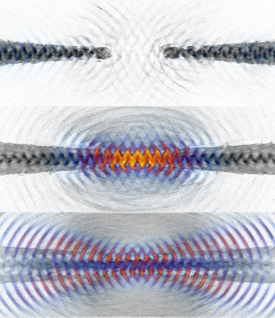 laser pincers antimatter