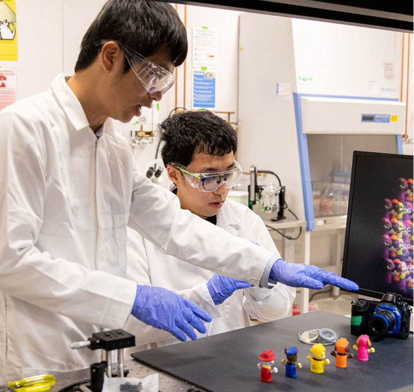lensless camera researchers