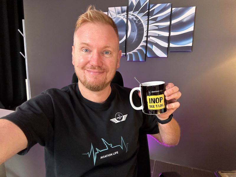 Petter Hörnfeldt in custom t-shirt