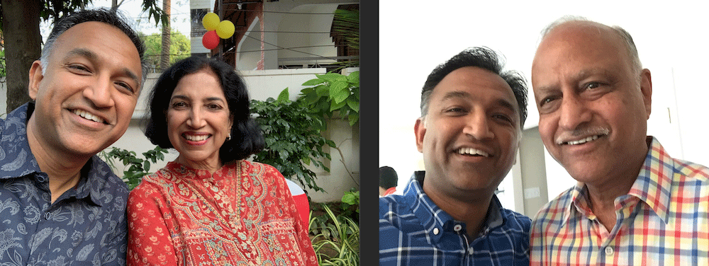 Satish Prabhakaran parents