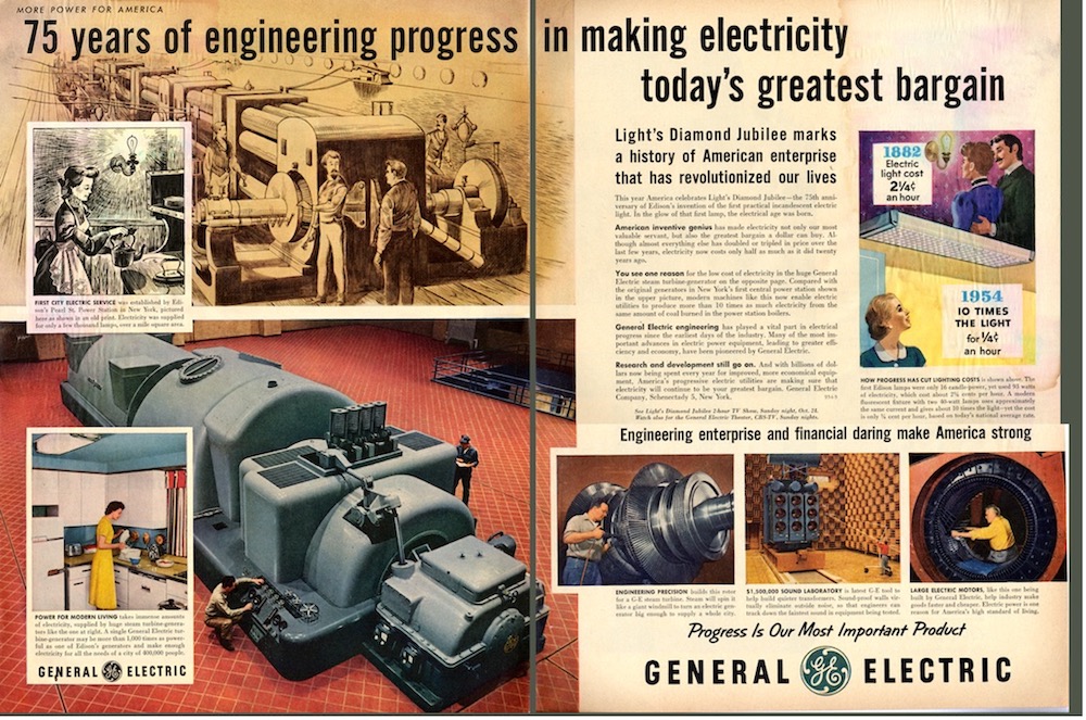Steam turbines GE ad