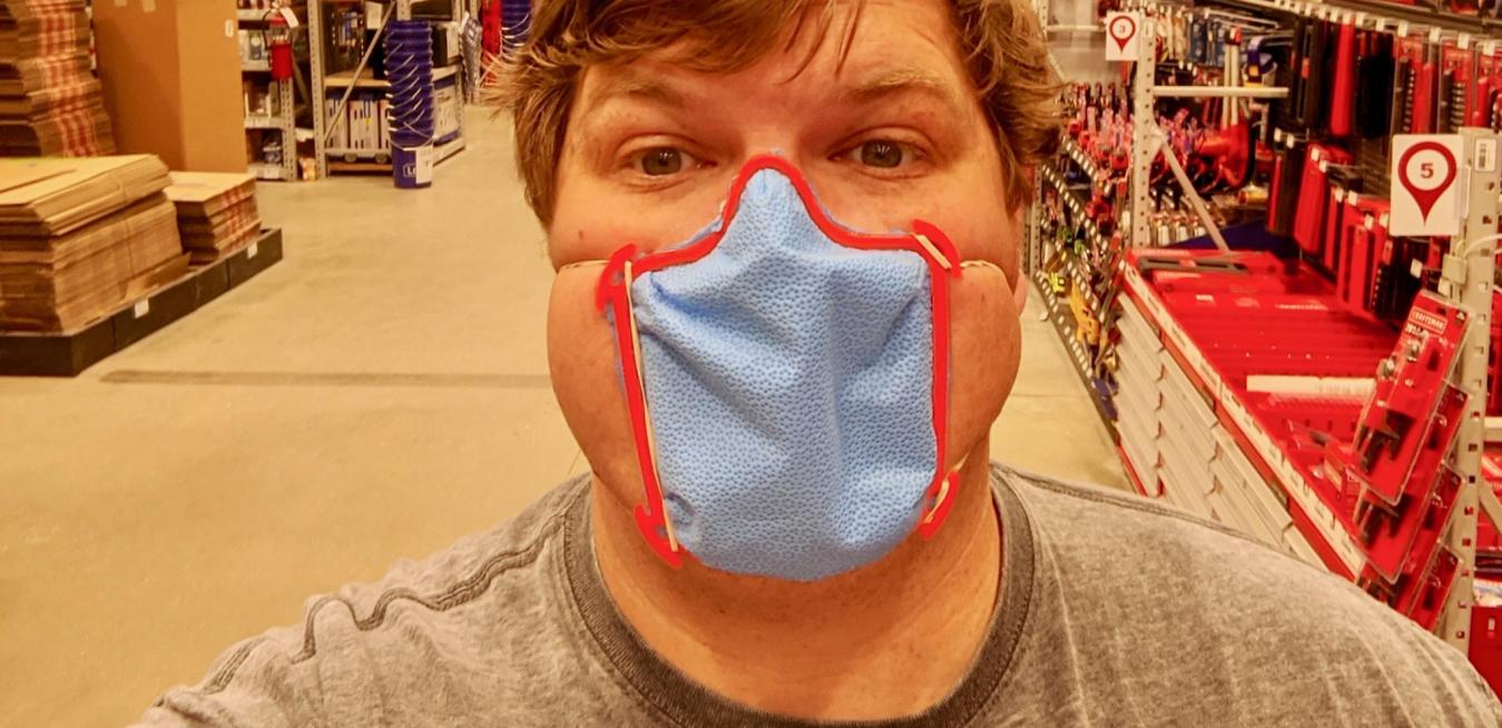 A Mask In 15 Minutes How An Engineer S 3d Printed Design For Covid 19 Protection Went Viral Ge News
