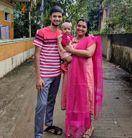 Divya Kannan and her family